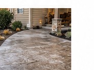 Concrete walkway