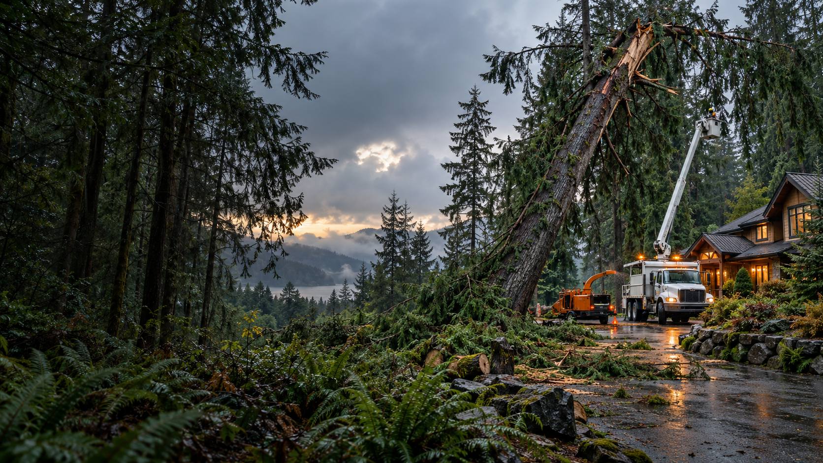 Fictional tree service and Firewise website sample template